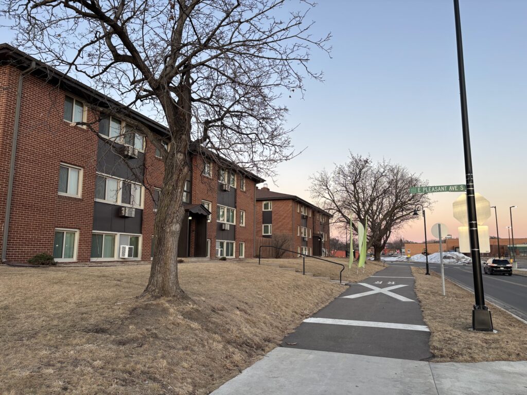 Housing on 65th Street in downtown Richfield